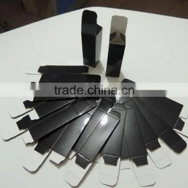 Cardboard Paper Box With Full Black Printed photo-3