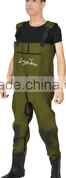 New Classic Neoprene Chest Fishing Waders & Cleated Sole