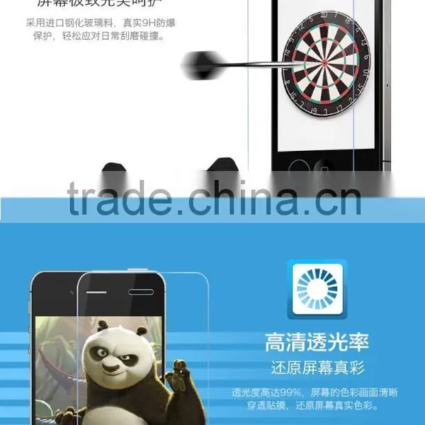 For IPhone Appple 4s Tempered Screen Film Protector Glass Clean Color Best Price photo-4