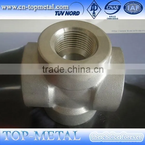 Threaded Forged Steel Pipe Fittings 3000lb photo-4