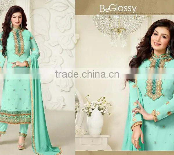 LATEST EXCLUSIVELY DESIGNER STRAIGHT CUT SALWAR photo-3