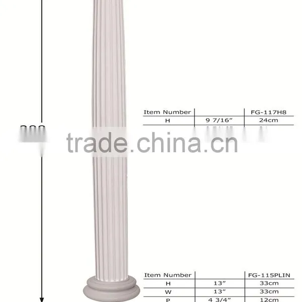 Roman Pillar Design With High Quality and Good Price Beautiful Polystyrene Crown Roman Pillars Column Molds for Sale photo-4