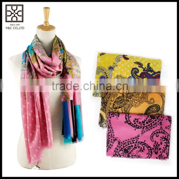 2016 New Design 34%Silk 43%Wool 23%cashmere Jacquard Scarf Pashmina Shawl photo-5