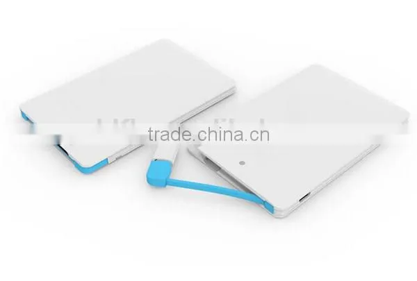 2600mah Powerbank Mini Card Mobile Power Bank External Portable Battery Charger for IPhone 5 5s 6 6+ for IPod IPad Any 5V Device photo-4