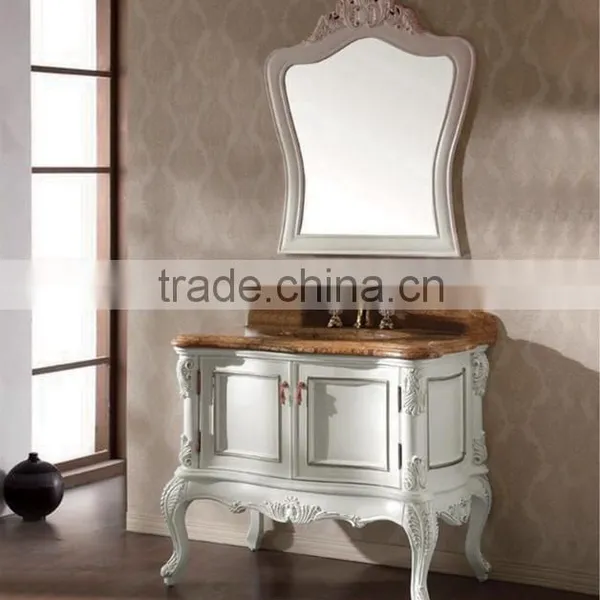 YO-BATH Wholesale Home Furniture Antique Bathroom Vanity Base Cabinet photo-6