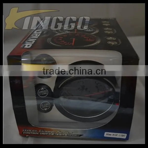 Racing 80MM Car Auto Gauge, Black Universal RPM Auto Meter For Car photo-5