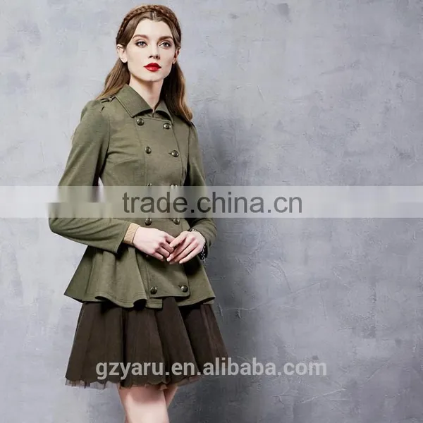 Latest Fashionable Ladies Vintage Lapel Cool Girls Slim Fit Ball Gown Short Coat Jackets for Women Spring Autumn Clothing photo-2
