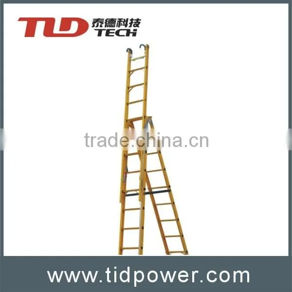 Frp Telescopic Ladder, a Ladder With Platform, MLFF Folding Ladder photo-4