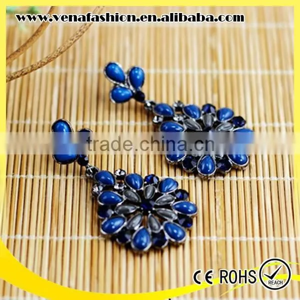 Custume Jewelry Inventory Plain Small Dubai Gold Jewelry Earring photo-5