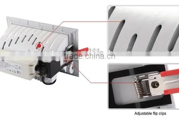 Dimmable Samsung 5630 SMD 28W 38W 48W LED Recessed Ceiling Light for Commercial Indoor Lighting photo-3