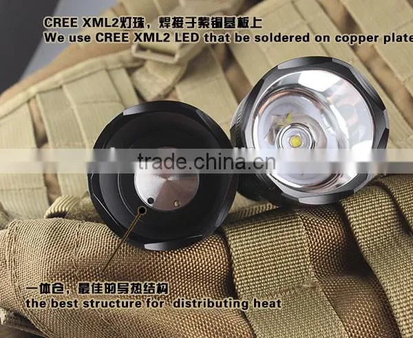 Professional High Power Flashlight Long Distance Rechargeable Led Torch Flashlight photo-5