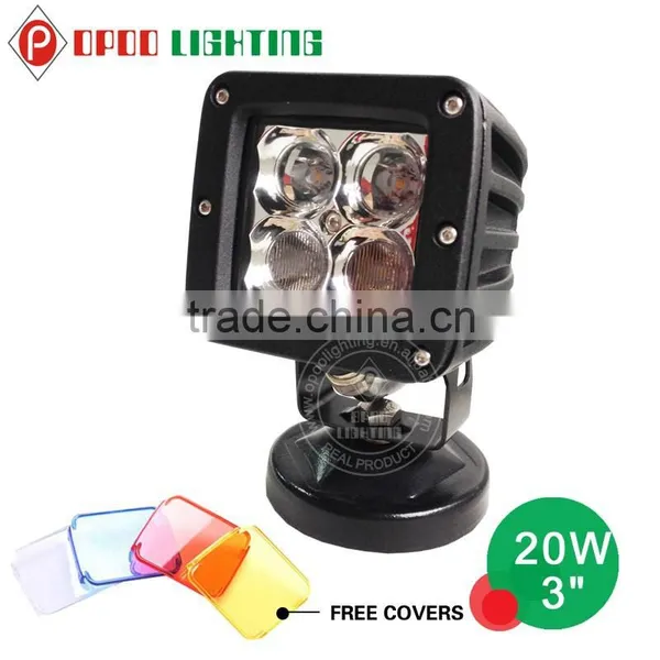 Hotsale 3d led cube light, Offroad 4x4 3inch 20w 3d led cube light