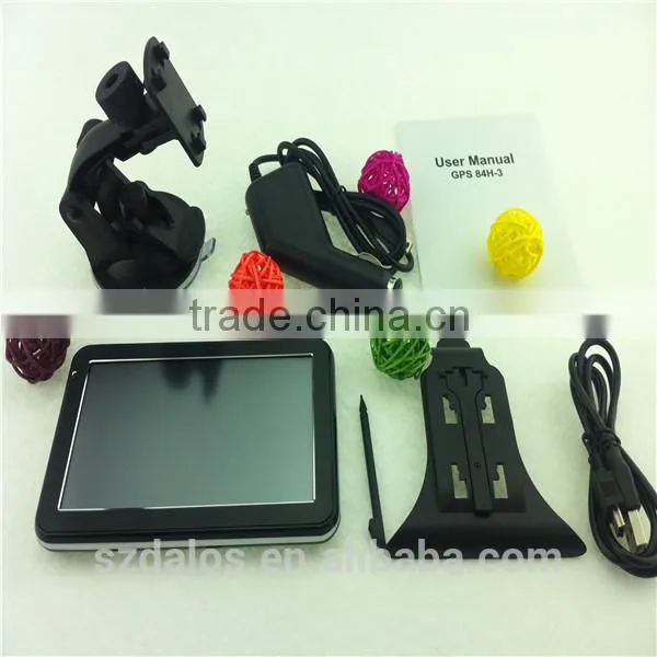 Cheapest Portable Car Flash Memory 4GB Smart 5 Incn Car Dvd Gps Navigation 84h 3 With World Map photo-4