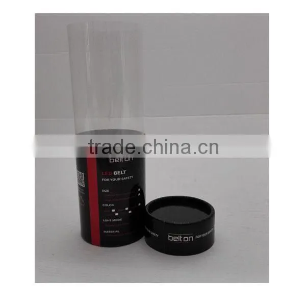 Paper and Transparent PVC Material Cylinder Display Box for Towel Packing photo-5