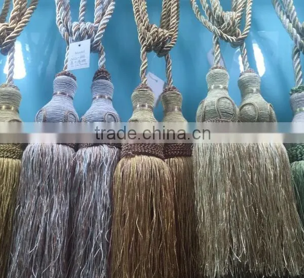 China Supplier Curtain Polyester Tassel Manufacturer photo-3