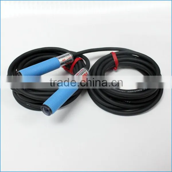 5M Detection 12-24V dc M12 Tubular Diffuse Reflective Photoelectric Sensor With CE photo-4