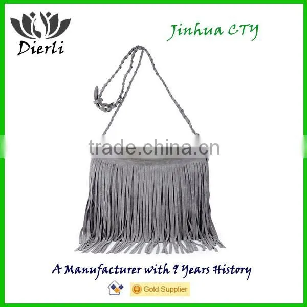 Tassel Fringe Handmade Leather Purse photo-4