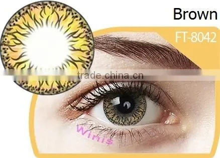 New 17mm 1 Year Big Diameter Made in Korea Lucille Ivy Cheap Contact Lenses From China photo-2