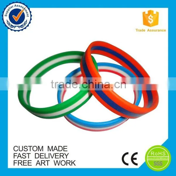 Personalized Fitness Silicone Logo Custom Bracelet Printing photo-6