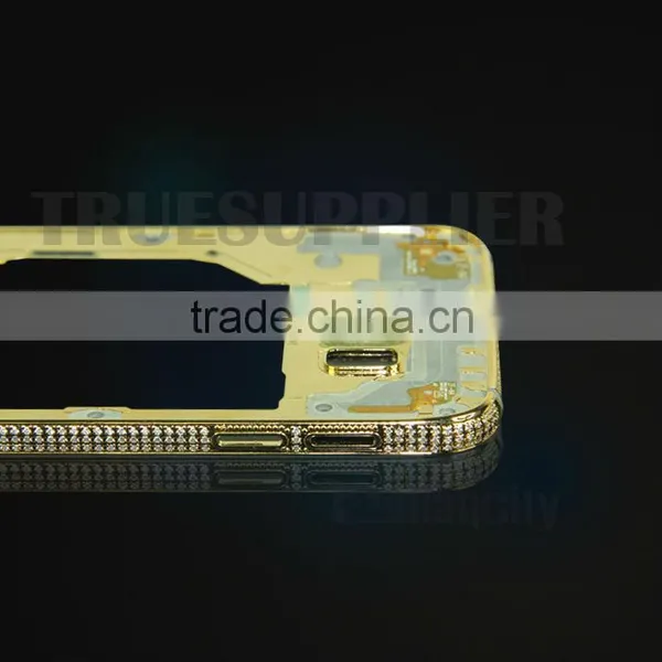 24Kt Gold Luxury Middle Plate for Samsung Galaxy s6 photo-6