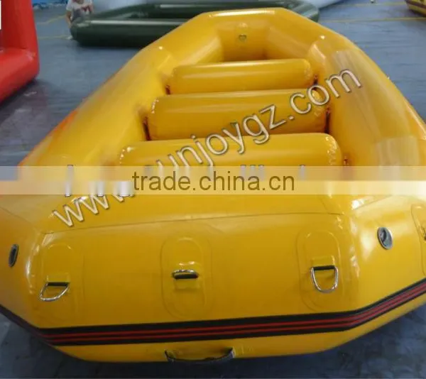2016 Hot Sale New Product Kinder Joy Aluminum Bottom Inflatable Drift Boat Water Float photo-6