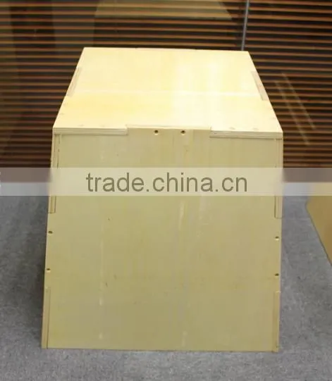 Gym Equipment Plyo Jump Wooden Boxes/Plyometric Boxes In Fitness photo-5