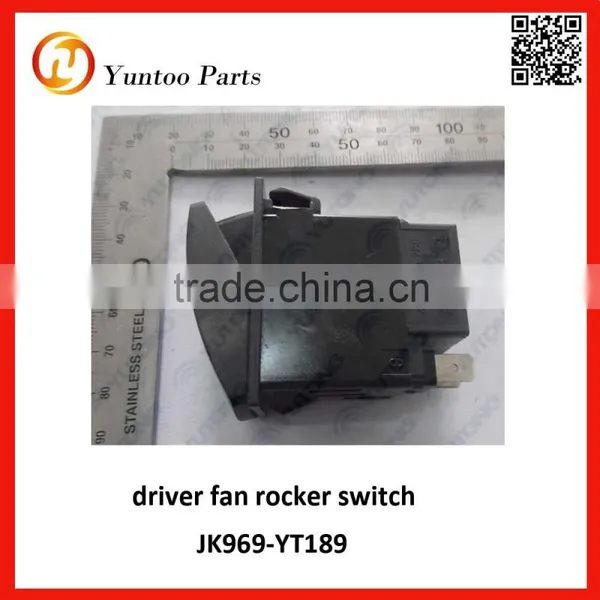 yutong city bus driver fan rocker switch JK969-YT189