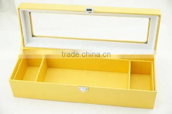 Golden Paper Luxury Watch Box for Gift