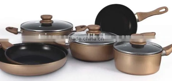 Forged Carbon Steel Non-stick Coating 8pcs Cookware Set