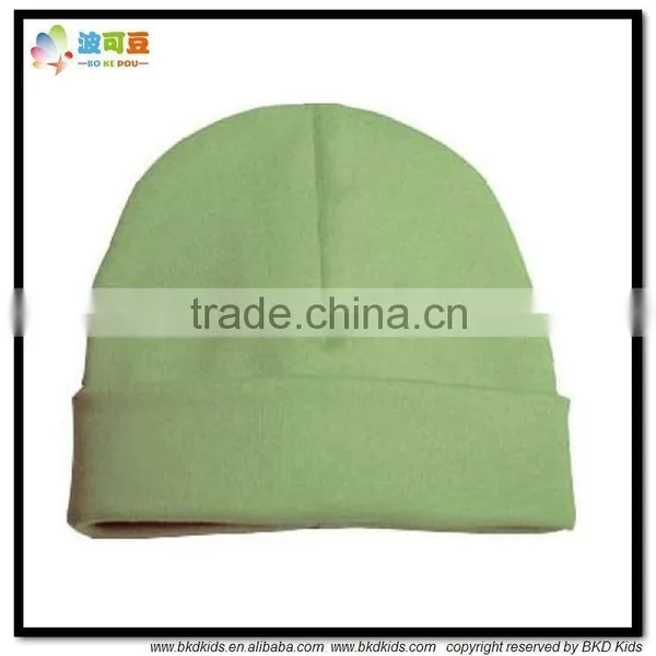 BKD Plain Cotton Blank Baby Beanie Hats for Sale photo-2