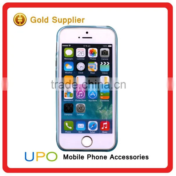[UPO] Ultra Thin High Transparent Clear Matte TPU PC Back Cover Case for IPhone 5 photo-6