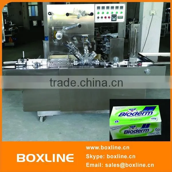 Automatic Cellophane Soap Carton Box Packaging