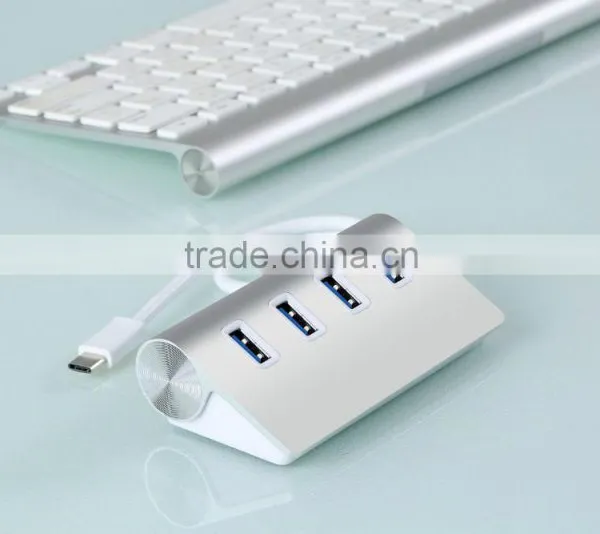 New!!! Hot Product Aluminum Casing NEW High- Speed USB 3.1 Type C Change to 4 Ports USB 3.0 HUB photo-4