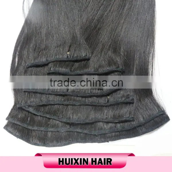 2016 New Products Own Brand HUIXIN Direct Factory Best Price Clip In Eurasian Hair Extensions photo-4
