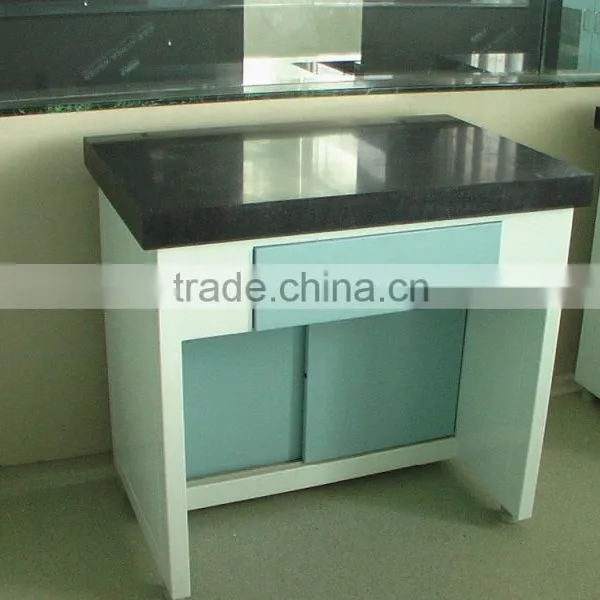 Electro--Galvanized Steel Fabrication Chemistry Lab Vibrating Table With Marble Stone Worktop photo-3