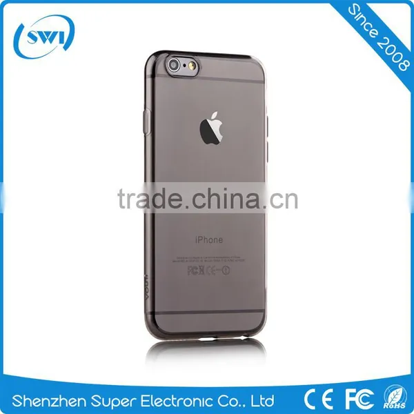 Super Slim And Light Transparent Clear Back Soft TPU Cases Cover For Iphone 6 6S 6 Plus photo-3