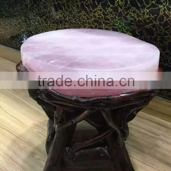 Fashion Rose Quartz Crystal Stool for Crafts,healing Stone photo-4
