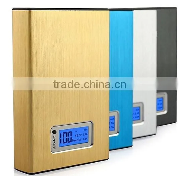 Promotional Gift Newest Model Metal Material Smart Portable 12000mah Power Bank photo-5
