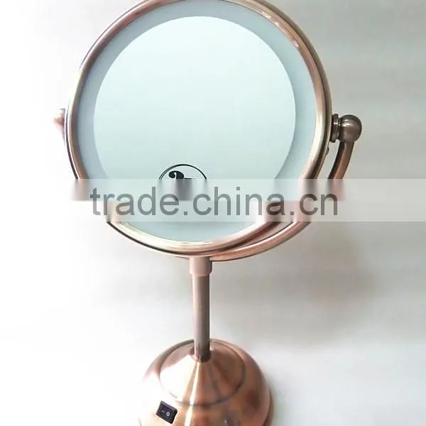 Led Cosmetic Mirror 6inches Five Star Hotel Double Sides Bathroom photo-4