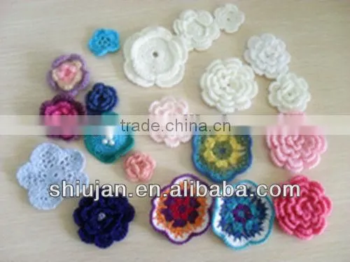 Various Wholesale Handmade Crochet Flower Trim