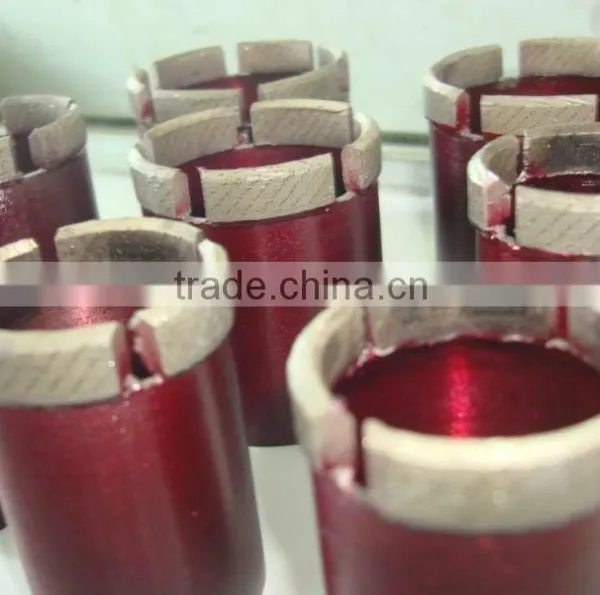 Dry Granite Silver Brazed Diamond Core Drill Bits With Side Protection photo-4