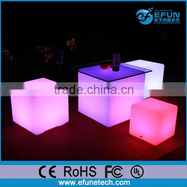 Wireless Remote Control Rgb Color Mood Light up Led Waterproof Pool Cube photo-3