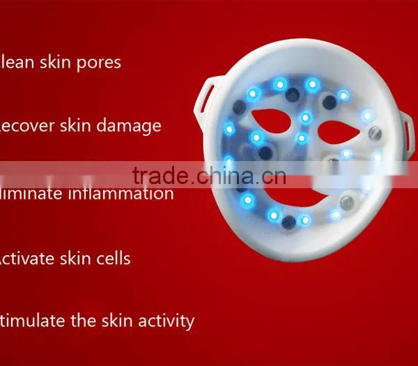 2016 Factory Wholesale Facial Mask Pdt Led Photon Colors Led Lights Face Mask for Sale photo-3