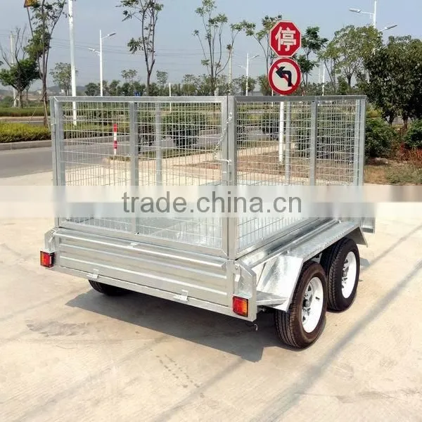 Hot Dip Galvanized Tandem Box Trailer Optional Ramps photo-6