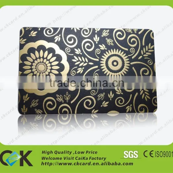 Elegant Gold Color Plastic Card Printing in Shenzhen Manufacturer photo-5
