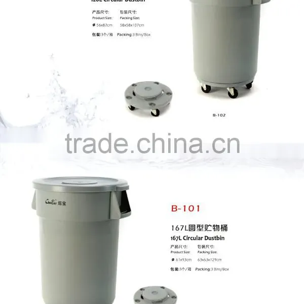Circular Dustbin/Half-round Head Dustbin/Funnel Dustbin for Sale/Circular Barrel With Good Qualtiy photo-3