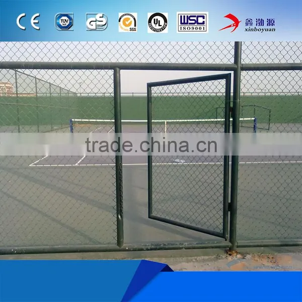 Wholesale Factory Price Metal Stadium or Farm Fencing PVC Coated 9 Gauge 7 Foot Temporary Barrier Chain Link Fence photo-5