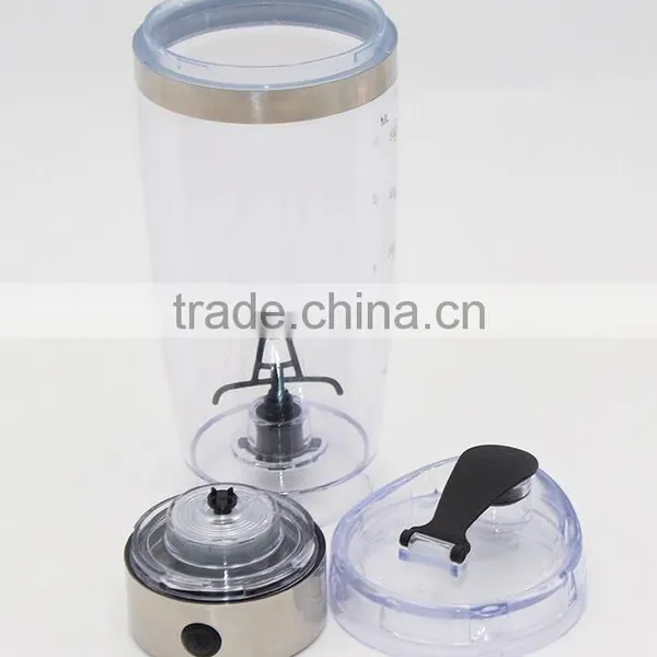 600ml Stainless Steel Electric Shaker Bottle USB photo-6