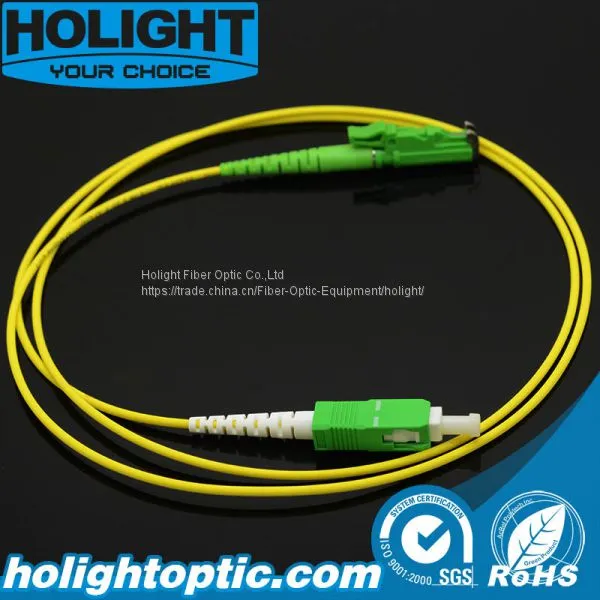 Fiber Optic Patch Cable Sca to E2000A Simplex Sm Yellow photo-3
