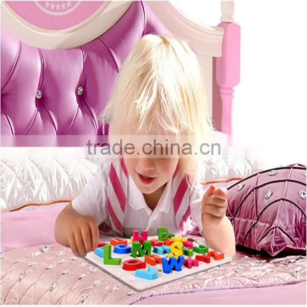 Wooden Educational Toy English Alphabet Digital Learning Puzzle Wood Letters Figures for Preschool Kids photo-4